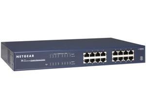 16-Port Gigabit Ethernet Unmanaged Switch (JGS516) - Desktop or Rackmount, and Limited Lifetime Protection