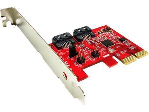 PEX-SA151 SATA III RAID 2-Port PCIe x2 Card (ASMedia ASM1062R Controller) - Support RAID 0 / RAID 1 / Span / Non-RAID