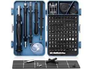 Tablet Compatible for MacBook Model car PC Laptop Screwdriver Kit PS4 with 117 Magnetic Bit iPhone Xbox One Controller 138 in 1 Professional Computer Repair Tool Kit