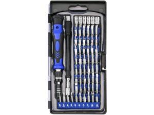 Precision Screwdriver Kit, 62 in 1 Electronics Repair Tool Kit, Magnetic Driver Kit with Flexible Shaft, Extension Rod for Mobile Phone, Smartphone, Game Console, PC, Tablet