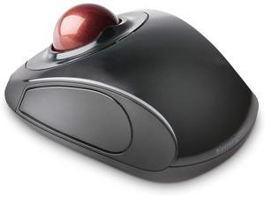 Orbit Wireless Trackball Mouse with Touch Scroll Ring (K72352US),Black