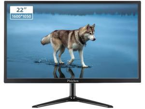 Computer Monitor, 22 Inch PC Monitor HD 1600x1050, Gaming Monitor with HDMI & VGA Interface, 5ms, 75Hz, Brightness 250 cd/m², Computer Screen for Laptop/PS3/PS4, Built-in Speakers