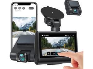 Vantrue E3G 2.5K 3 Channel WiFi Dash Cam, 1944P+1080P+1080P Front and