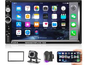 2 DIN 6.2'' HD Touch Mirror Link Car Radio MP5 Player Bluetooth FM AUX IN USB SD 