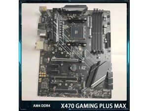 100% Working For Msi X470 GAMING PLUS MAX Desktop Motherboard AMD AM4 DDR4 128G SATA3 M.2*2 USB3.2 ATX Original Quality