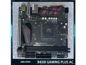 B450I GAMING PLUS AC For Msi AMD AM4 DDR4 64G Support Ryzen 9 SATA3*4 M.2 USB3.1 Gen1 Mini-ITX Desktop Motherboard High Quality Fast Ship