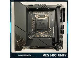 MEG Z490I UNIFY For Msi LGA1200 DDR4 64G Support I9 SATA3*4 M.2*2 USB3.2 Mini-ITX Desktop Motherboard High Quality Fast Ship