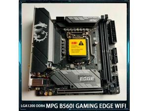 MPG B560I GAMING EDGE WIFI For Msi LGA1200 DDR4 64G Support I9 SATA3*4 M.2*2 USB3.2 Mini-ITX PC Desktop Motherboard High Quality Fast Ship