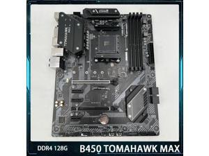 B450 TOMAHAWK MAX For Msi AMD AM4 DDR4 128G Support Ryzen 9 SATA3*6 M.2 USB3.2 ATX Desktop Motherboard High Quality Fast Ship