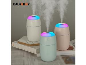 280ML Electric Air Humidifier Ultrasonic USB Essential Oil Diffuser Mist Maker Humidificador Car Purifier With Romantic Light