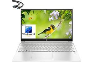 HP 2023 Pavilion 15 156 FHD Business Laptop 12th Gen Intel 10 Cores i71255U 64GB DDR4 RAM 2TB PCIe SSD WiFi 6 Bluetooth 52 Webcam Natural Silver Windows 11 Pro iPuzzl Extension Cable