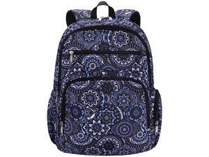 Backpack for Women Work Commuter Bag with Laptop Compartment Lightweight Teacher Nurse Backpack College Campus Essentials Extra Large Weekender Bag Aesthetic Paisley Print Mochila De Viaje Para Mujer