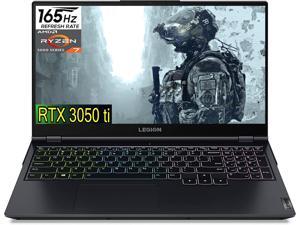 Lenovo Legion 5 15 Gaming Laptop, 15.6" FHD 165Hz IPS display, AMD 8-Core Ryzen 7 5800H (>i7-10870H, 16GB DDR4  512GB PCIe SSD, GeForce RTX 3050 Ti 4GB, USB-C RGB Backlit KB, Windows 11