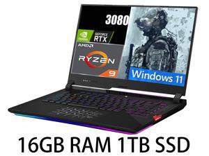 ASUS ROG Strix 15 Gaming Laptop 156 300Hz IPS Type FHD Display AMD Ryzen 9 5900HX 8 cores NVIDIA GeForce RTX 3080 16GB DDR4 1TB PCIe SSD OptiMechanical PerKey RGB Keyboard Windows 11