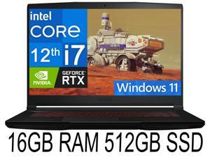 MSI GF63 Thin Gaming Laptop 156 FHDIPS 144Hz12th Gen Intel 10core i712650H GeForceRTX 4C50 16GB DDR4 512GB PCIe SSD Typec cooler Boost5 Windows 11