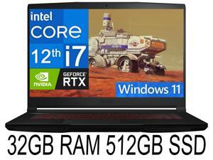 MSI GF63 Thin Gaming Laptop 156 FHDIPS 144Hz12th Gen Intel 10core i712650H GeForceRTX 4C50 32GB DDR4 512GB PCIe SSD Typec cooler Boost5 Windows 11