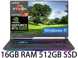 ASUS ROG Strix 15 Gaming Laptop 156 FHD IPS 144Hz AMD Ryzen 7 4800H Beats i711370H 8core GeForce RTX 3060 6GB Graphic 16GB DDR4 512GB PCIe SSD USBC RGB Backlit Windows 11