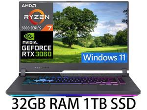 ASUS ROG Strix 15 Gaming Laptop 156 FHD IPS 144Hz AMD Ryzen 7 4800H Beats i711370H 8core GeForce RTX 3060 6GB Graphic 32GB DDR4 1TB PCIe SSD USBC RGB Backlit Windows 11