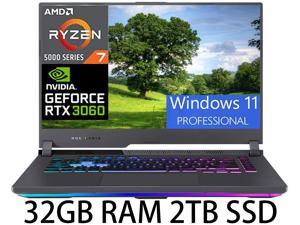 ASUS ROG Strix 15 Gaming Laptop 156 FHD IPS 144Hz AMD Ryzen 7 4800H Beats i711370H 8core GeForce RTX 3060 6GB Graphic 32GB DDR4 2TB PCIe SSD USBC RGB Backlit Windows 11 Pro