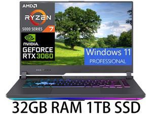 ASUS ROG Strix 15 Gaming Laptop 156 FHD IPS 144Hz AMD Ryzen 7 4800H Beats i711370H 8core GeForce RTX 3060 6GB Graphic 32GB DDR4 1TB PCIe SSD USBC RGB Backlit Windows 11 Pro