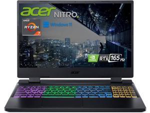 Acer Nitro 5 15 Gaming Laptop 156 QHD 165Hz Display AMD Ryzen 7 6800H OctaCore NVIDIA GeForce RTX 3070 Ti 8GB GDDR6 32GB DDR5 2TB PCIe SSD WiFi 6E RGB Backlit Windows 11 Pro