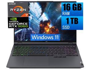 Lenovo Legion 5 Pro 16 Gaming Laptop  16 WQXGA 2560 x 1600 IPS 165Hz Display AMD Ryzen 7 5800H 8Cores NVIDIA GeForce RTX 3060 6GB 16GB DDR4 1TB PCIe SSD Backlit USBC Windows 11