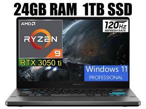 ASUS ROG Zephyrus G14 Alan Walker Special Edition Gaming Laptop 140 120Hz 2K QHD Display AMD Ryzen 9 5900HS 8Cores GeForce RTX 3050 Ti 4GB 24GB DDR4 1TB PCIe SSD WiFi 6 Windows 11 Pro