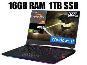 ASUS ROG Strix 15 Gaming Laptop 156 300Hz IPS Type FHD Display AMD Ryzen 9 5900HX 8 cores NVIDIA GeForce RTX 3080 8GB 16GB DDR4 1TB PCIe SSD RGB Keyboard Windows 11