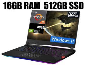 ASUS ROG Strix 15 Gaming Laptop 156 300Hz IPS Type FHD Display AMD Ryzen 9 5900HX 8 cores NVIDIA GeForce RTX 3080 8GB 16GB DDR4 512GB PCIe SSD RGB Keyboard Windows 11