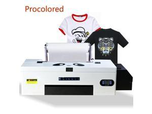 Procolored A3 DTF Printer with Roll for Tshirts Hoodies Leather Clothes Tshirt Printing Machine Heat Transfer PET Film Printers