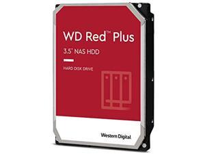 Western Digital 4TB WD Red Plus NAS Internal Hard Drive HDD - 5400 RPM, SATA 6 Gb/s, CMR, 128 MB Cache, 3.5" -WD40EFZX