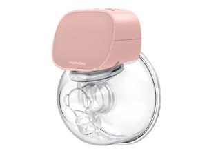 Momcozy Wearable Breast Pump - S9 Electric Hands-Free Portable Breastfeeding Breastpump, Spill-Proof Ultra-Quiet Pain Free Breast Pump with 2 Mode & 5 Levels, 24mm- Pink
