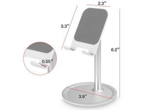 Universal Aluminum Desktop Desk Stand iPad Tablet iPhone Samsung LG Cell Phone Mount Holder