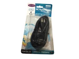BELKIN PRO Series, 6'/ 1.8m AC Replacement Power Cord F3A104-06