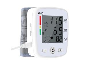 Wrist Blood Pressure Monitor Wrist Cuff, BP Automatic Digital Portable Adjustable Home Pressure Machine