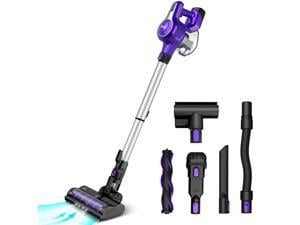 INSE Cordless Vacuum Cleaner, 23Kpa 250W Powerful Suction Stick Vacuum Cleaner, Up to 45min Runtime,10-in-1 Lightweight Vacuum for Carpet Hard Floor Pet Hair Car - S6