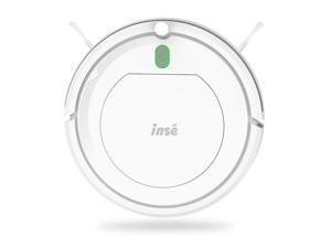 INSE robot vacuum cleaner, 1800Pa strong suction, 1500mAh large capacity battery, brushless silent robot vacuum cleaner - E3 White