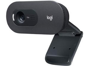 Logitech C505 HD Webcam - 720P HD External USB Camera for Desktop or Laptop with Long-Range Microphone, Compatible with PC or Mac