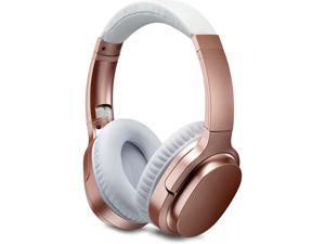 Ilive Active Noise Cancellation Bluetooth Headphones, Adjustable Headband, Includes 3.5Mm Audio Cable, Rose Gold (IAHN40RGD)
