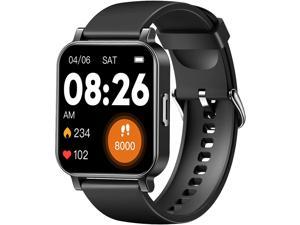 Smart Watch, Tykoit Smartwatch with Heart Rate Monitor & Sleep Tracking & Spo2, IP68 Waterproof Fitness Tracker with Step/Calorie Counter Compatible with Android and Ios Phones