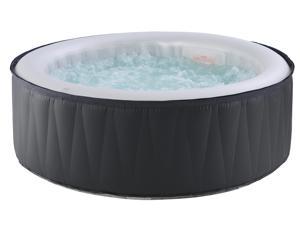 MSPA DELIGHT SERIES AURORA Inflatable Hot Tub  SPA 138 Air Bubble Jets for 6 persons 245 gallons with Inflation Heating Bubbling systems AllInOne Integrated ROUND unit