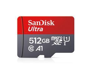 SanDisk 32GB Ultra microSDHC UHS-I Memory Card with Adapter - 120MB/s, C10, U1, Full HD, A1, Micro SD Card - SDSQUA4-032G-GN6MA 512GB