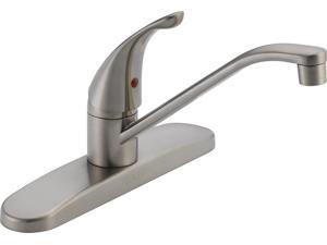 Peerless Single-Handle Kitchen Sink Faucet, Stainless P110LF-SS