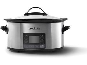 Crock-pot 2137020 MyTime Technology, 6-Quart Programmable Slow Cooker, Stainless Steel