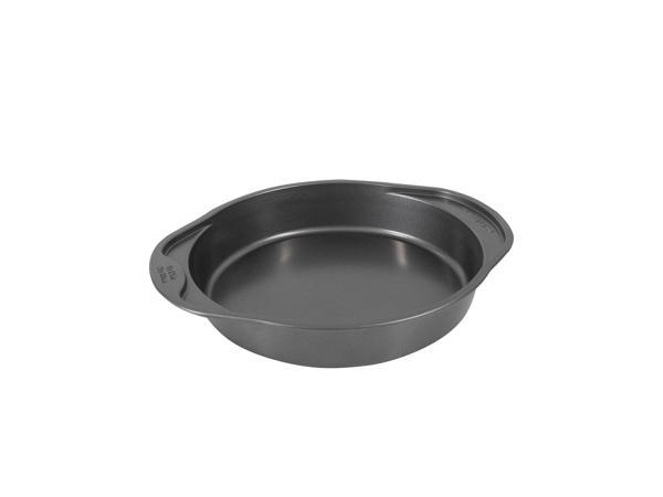 Baker's Secret Nonstick Carbon Steel Covered Cake Pan, 9 x 13, Gray