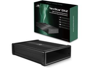 Nexstar DX2 USB 3.0 External Enclosure Design for 5.25" Blu-Ray/Cd/Dvd SATA Drive, Second Generation of DX, No Drivers Needed, Aluminum Alloy (NST-540S3-BK)