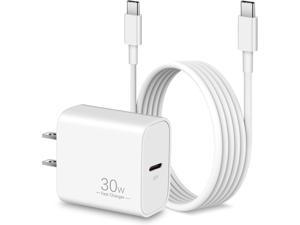 30W USB C Fast Charger for Apple MacBook Air 1312 inch M1M2 2022 2020 2019 2018 Laptop iPad Pro 129 11 inch Air 4th 5th Mini 6 Google Pixel 765 Wall Charging Block  6FT USBC Power Cord