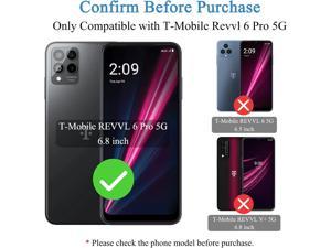 LYWHL 22 Pack for TMobile Revvl 6 Pro 5G Screen Protector Tempered Glass with Camera Lens Protector for TMobile Revvl 6 Pro 5G 2022 Case Friendly HD Clear 9H Hardness Bubble Free