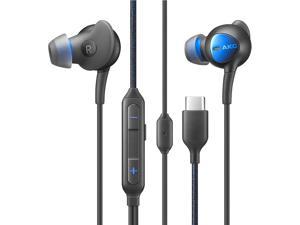 UrbanX USB C Headphones, USB Type C Earphone with Stereo in-Ear Earbuds Hi-Fi Digital DAC Bass Noise Isolation Fit Headsets w/Mic & Remote Control for vivo V20 Pro