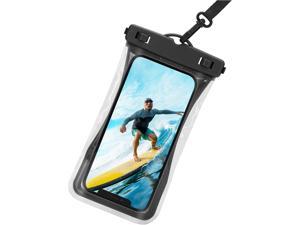 Urbanx Universal Waterproof Phone Pouch Cellphone Dry Bag Case Designed for Samsung Galaxy S20 FE 5G for All Other Smartphones Up to 7  Black